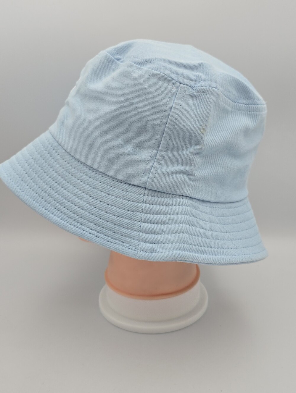 Unbranded Light Blue Happy Face Bucket Hat - Picture 2 of 7